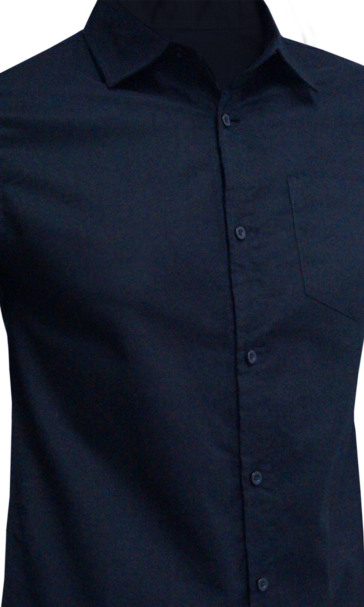Camisa manga larga con bolsillo para caballero. MOD. BLS-008