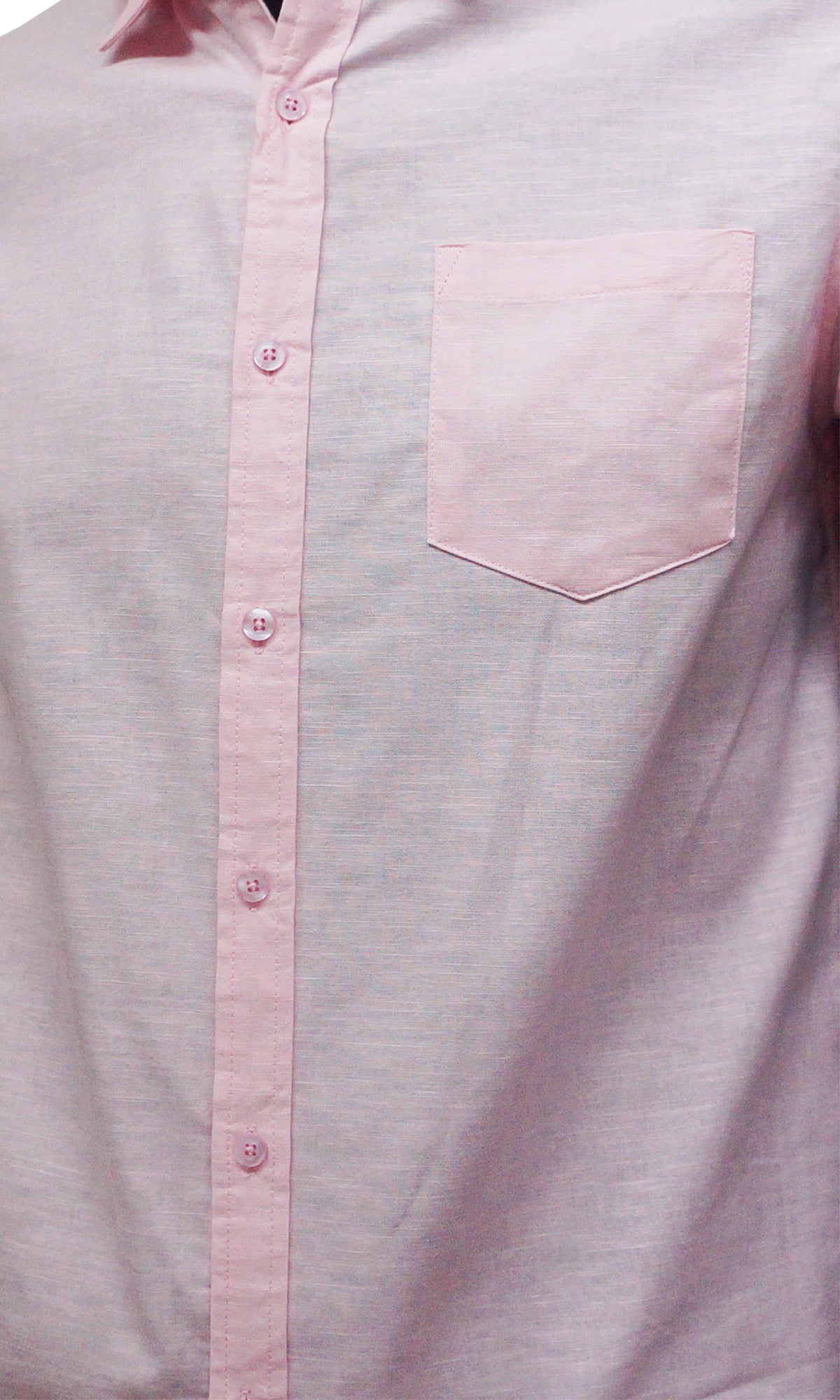 Camisa manga larga con bolsillo para caballero. MOD. BLS-008