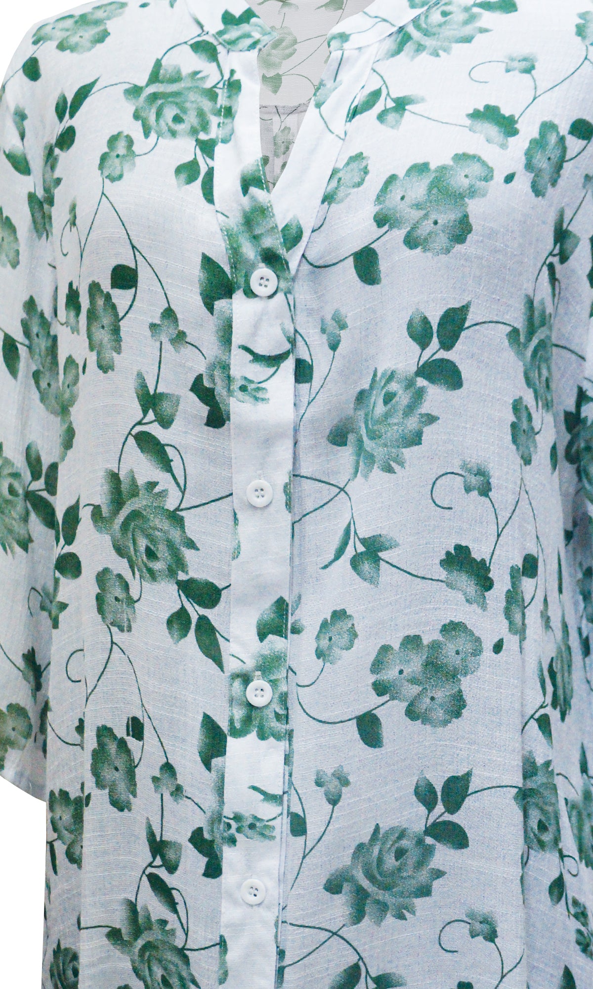 Blusa abierta estampada. MOD. BRX-016