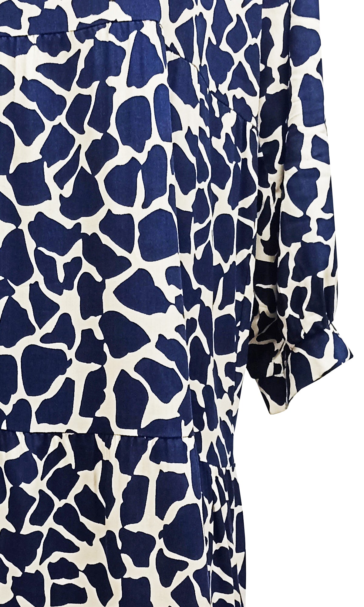 Vestido 3/4 holgado estampado. MOD. BVS-012