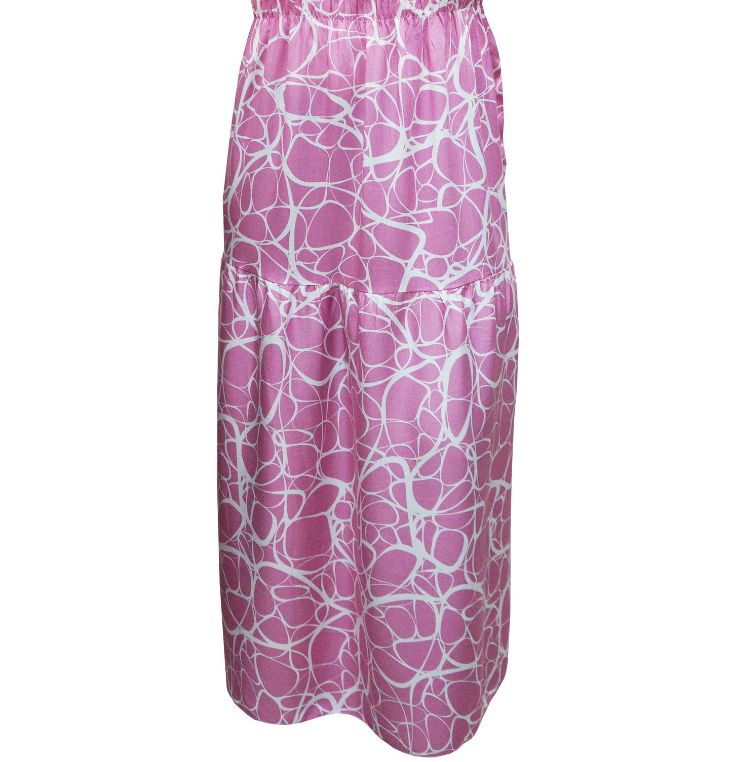 Vestido largo estampado. MOD. BVS-016