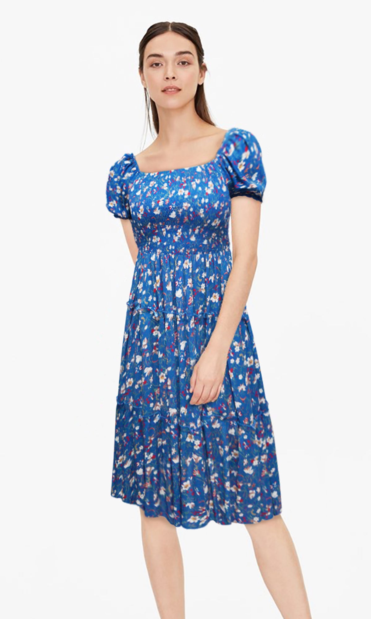 Vestido corto estampado. MOD. CVW-046