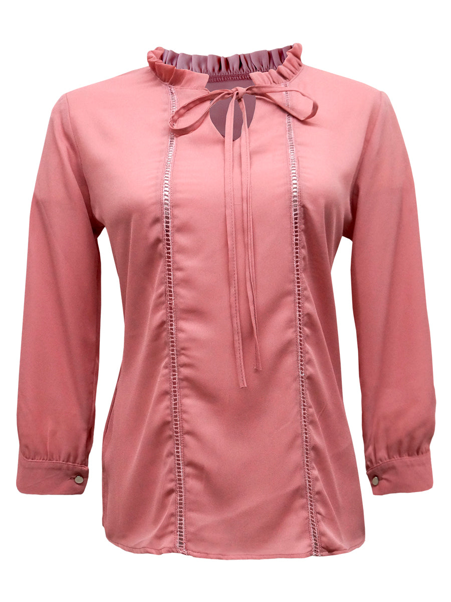 Blusa cerrada manga larga. MOD. DDM-559
