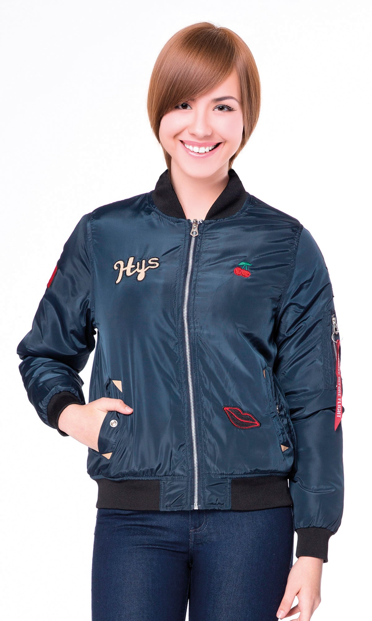 Chamarra bomber. MOD. LBJ-001
