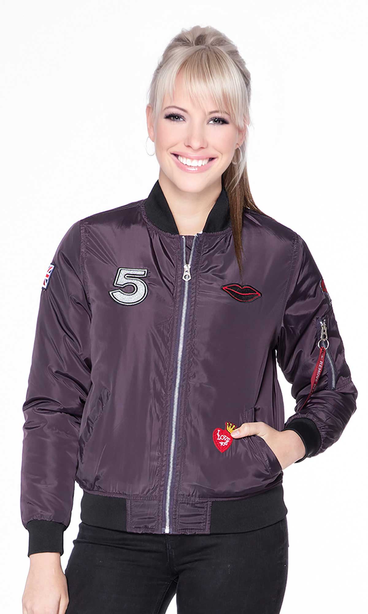 Chamarra bomber. MOD. LBJ-003