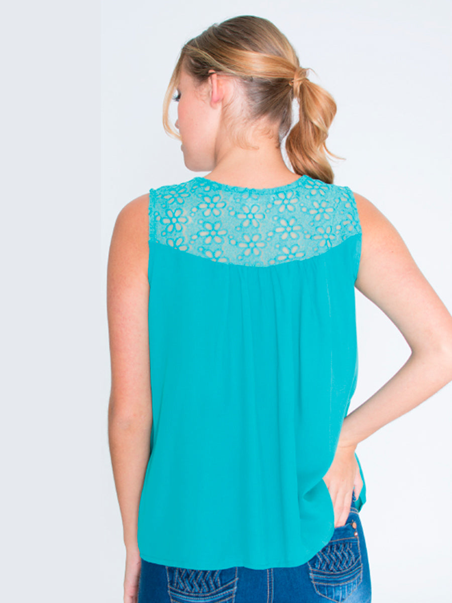 Blusa sin mangas. MOD. RT-038