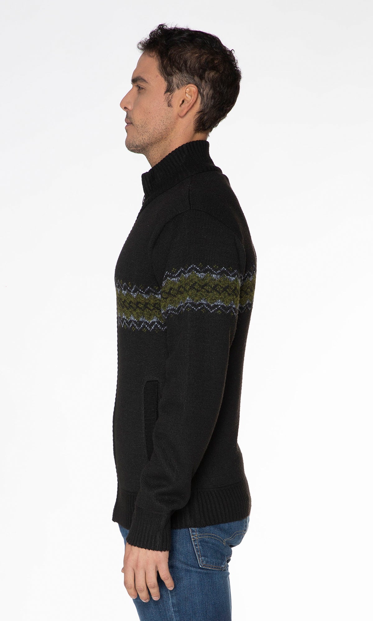 Suéter abierto con forro de peluche. MOD. BMF-020