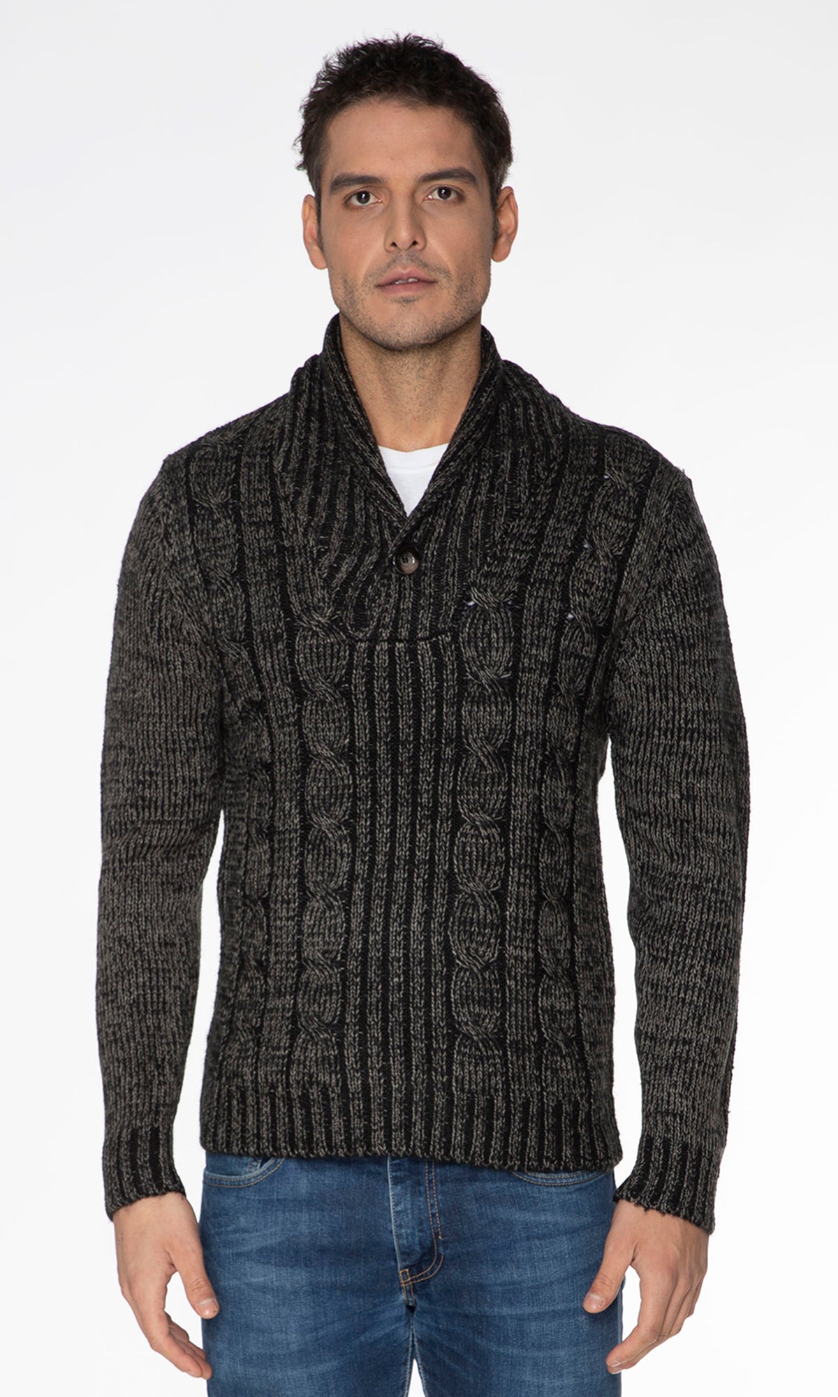 Suéter Cerrado Cuello V. MOD. BMM-005