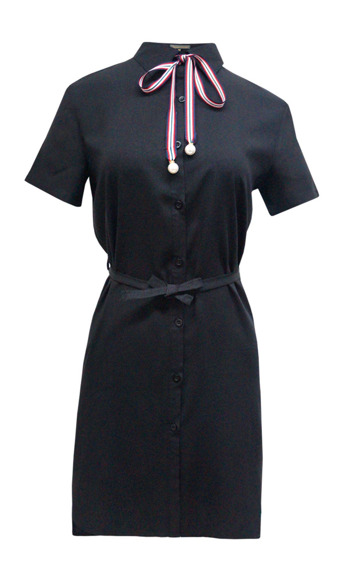 Vestido 3/4 liso abierto. MOD. DR-002