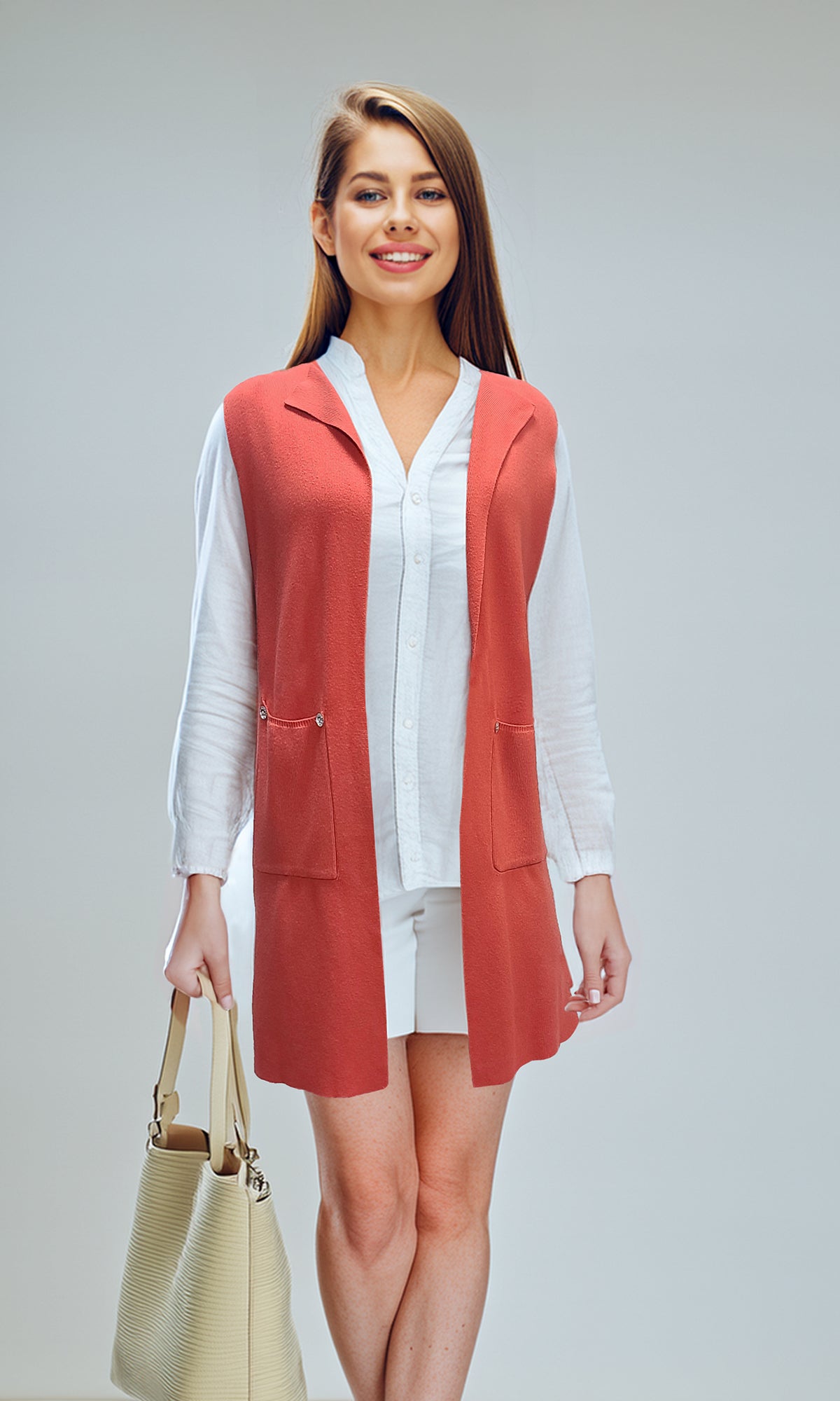 Ensamble sin mangas. MOD. BLE-026.