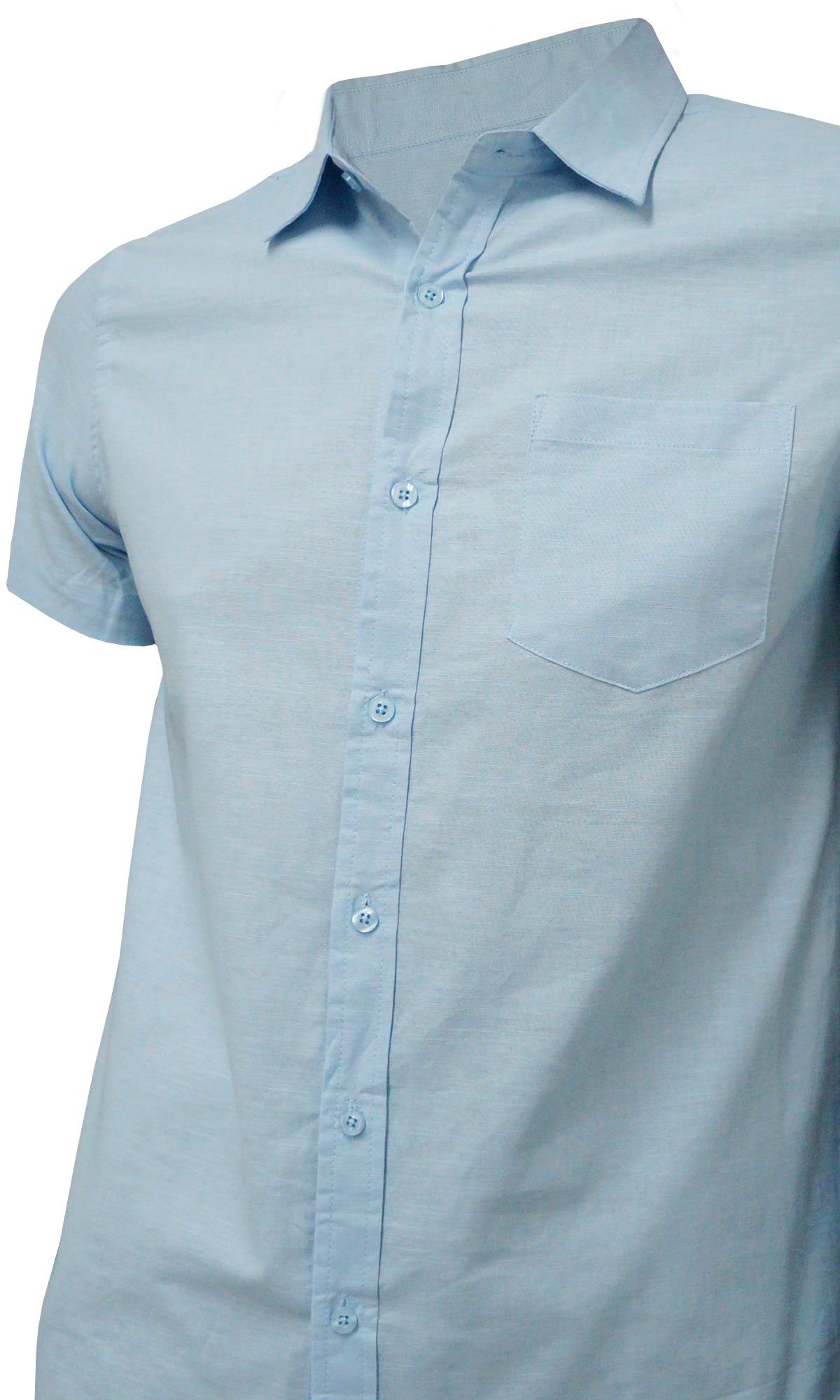Camisa manga corta con bolsillo. MOD. BLS-007
