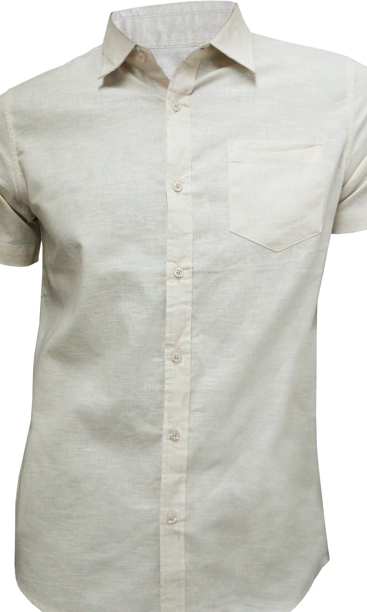 Camisa manga corta con bolsillo. MOD. BLS-007