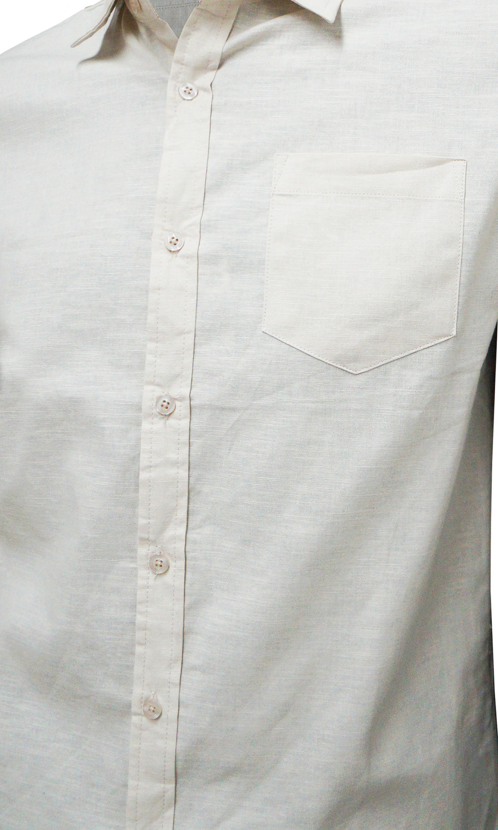 Camisa manga larga con bolsillo para caballero. MOD. BLS-008