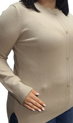 Suéter cerrado con cuello redondo. MOD. BLX-2307.