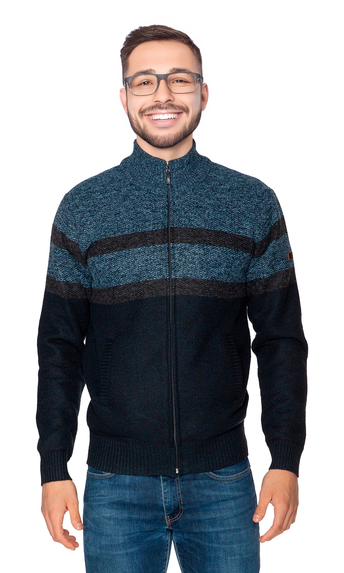 Suéter abierto con forro de peluche. MOD. BMF-026