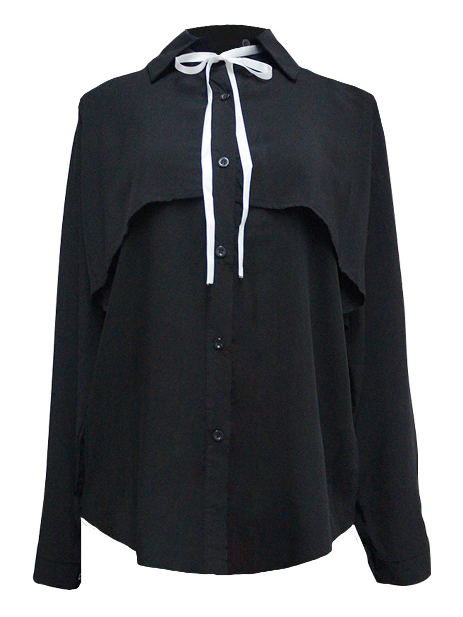 Blusa abierta manga larga. MOD. BR-007