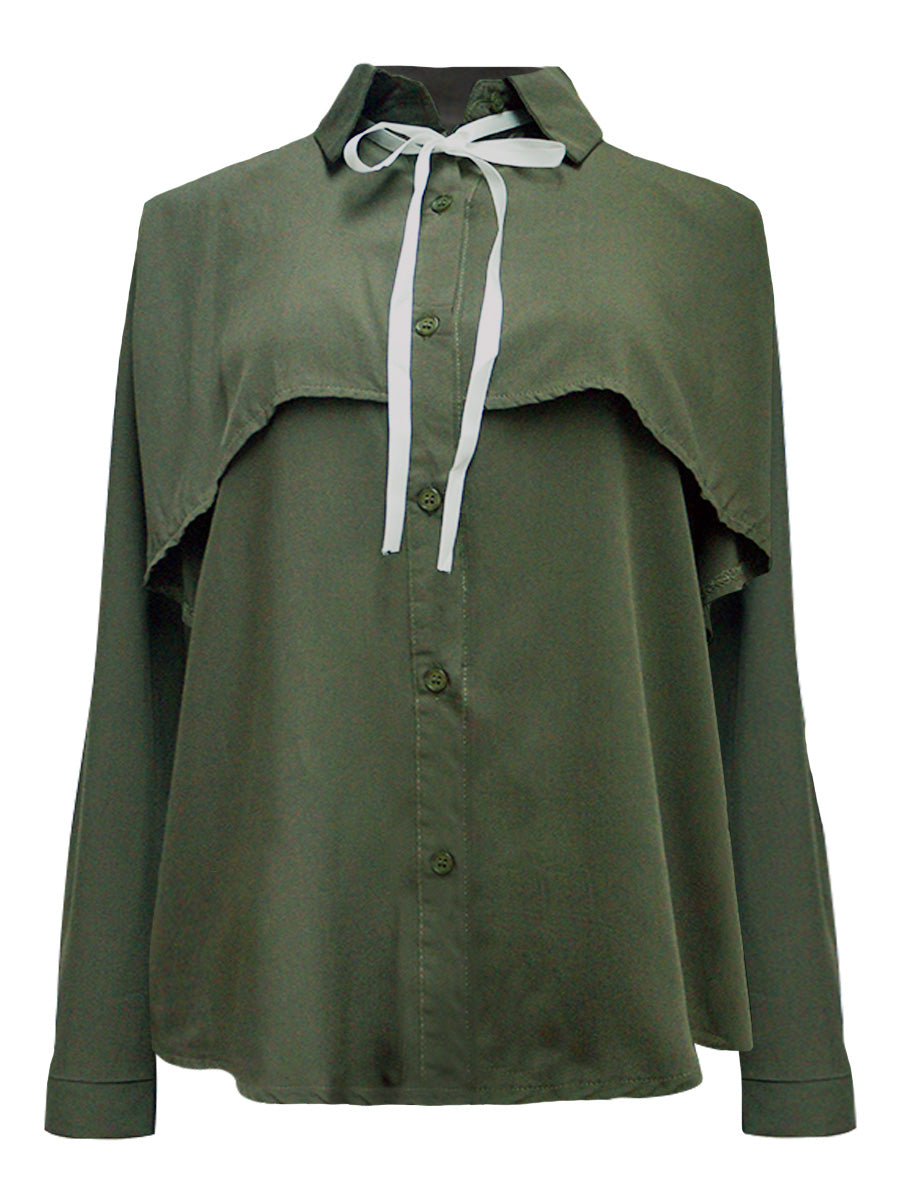 Blusa abierta manga larga. MOD. BR-007