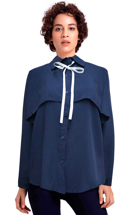 Blusa abierta manga larga. MOD. BR-007