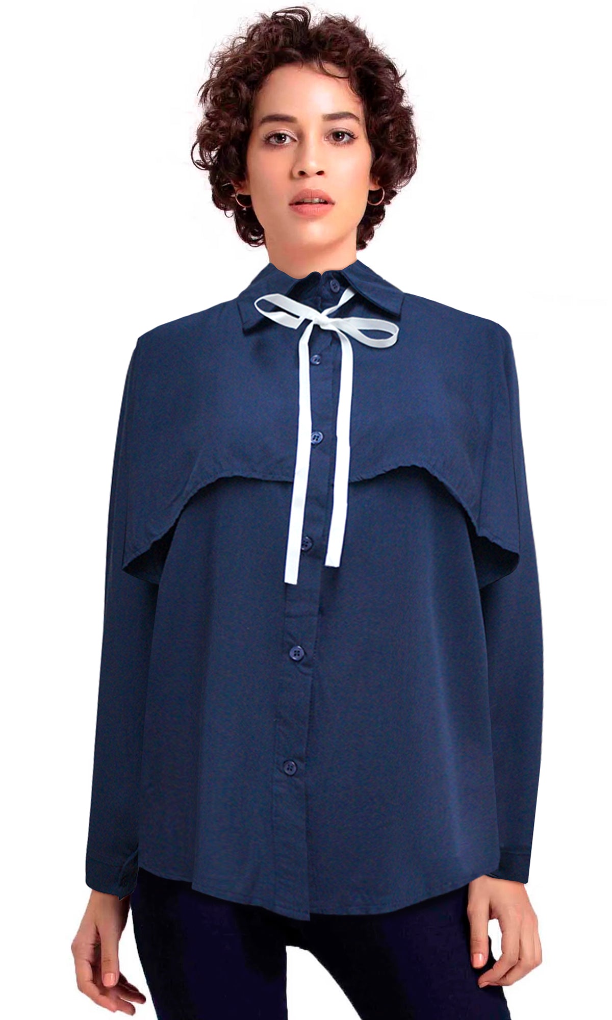 Blusa abierta manga larga. MOD. BR-007