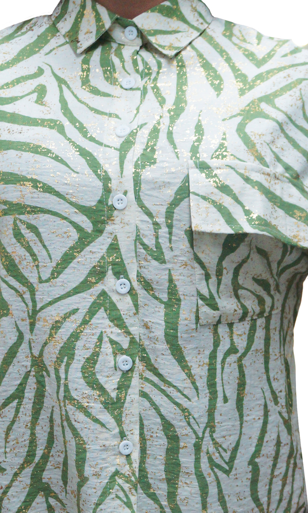 Blusa abierta manga corta. MOD. BR-079