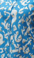 Blusa abierta estampada. MOD. BR-081
