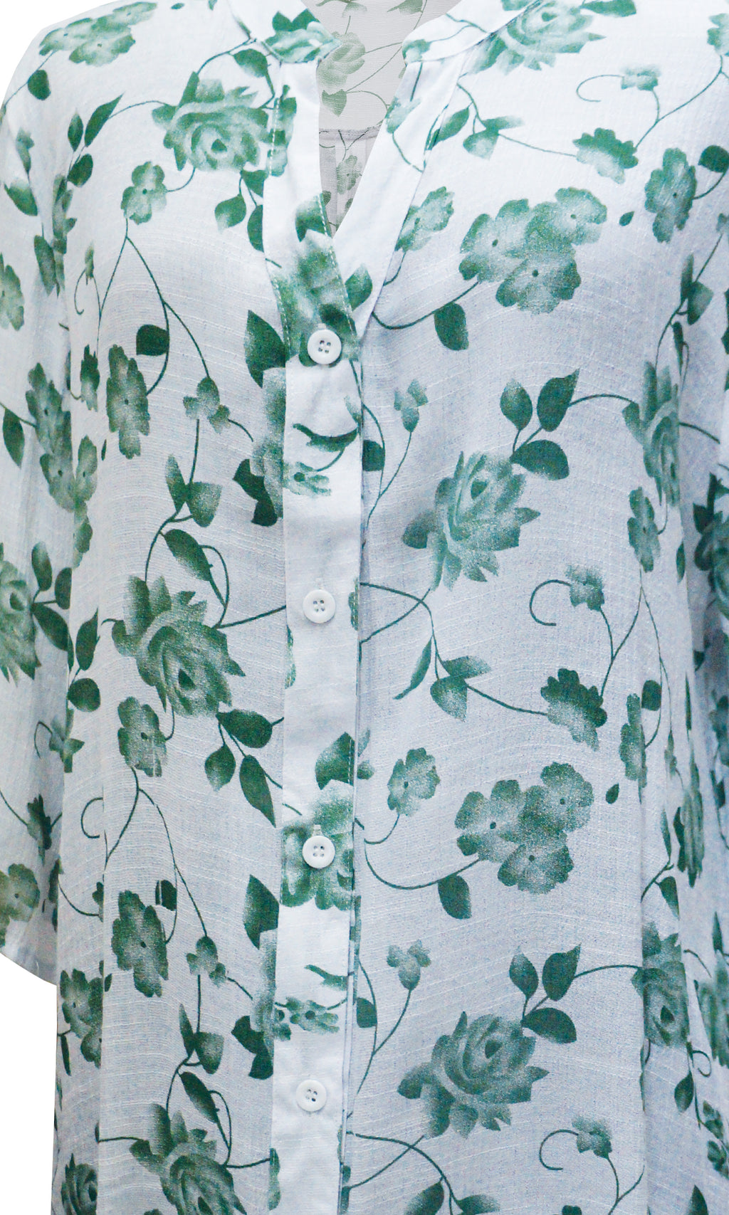Blusa abierta estampada. MOD. BRX-016