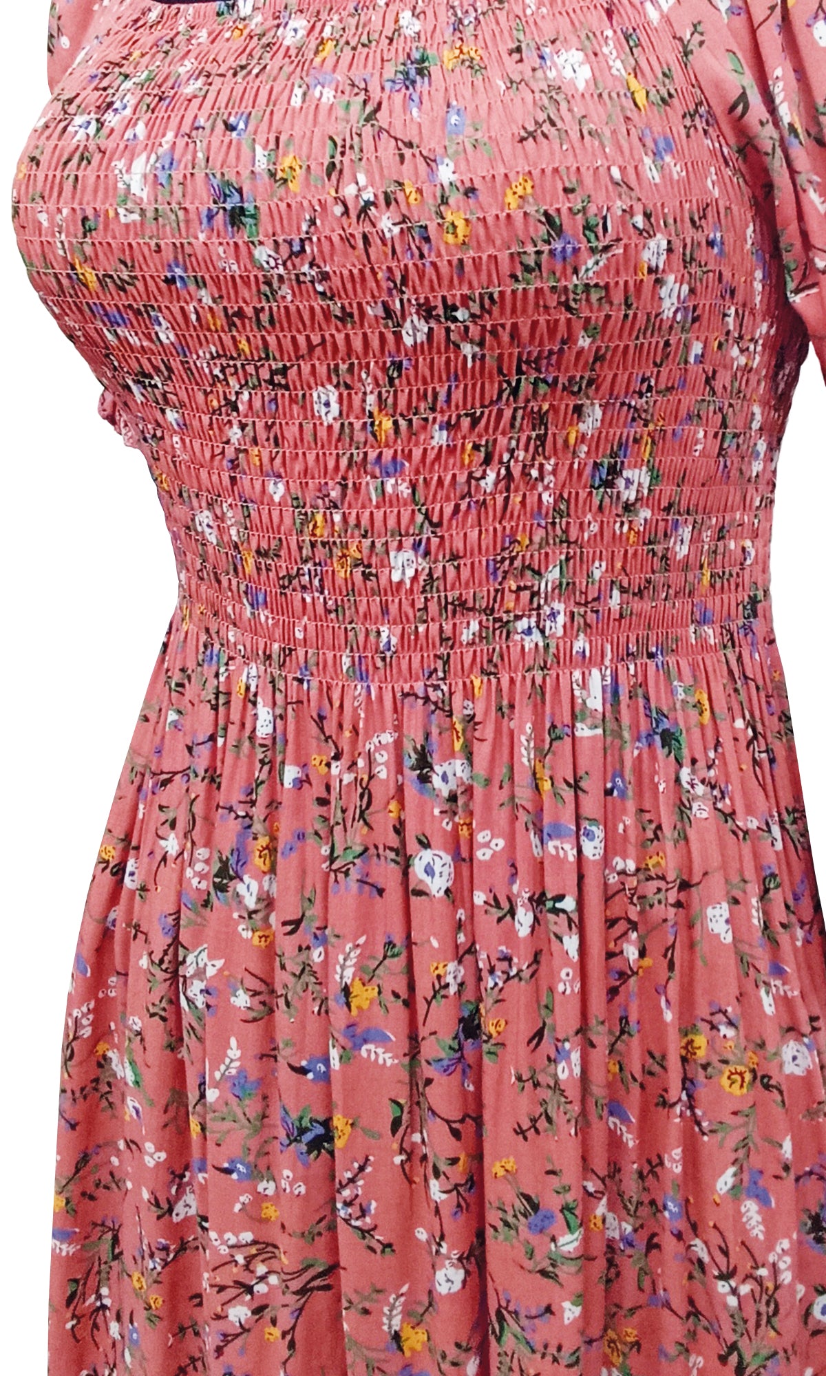 Vestido largo estampado. MOD. BVCW-024