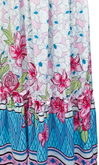 Vestido largo estampado. MOD. BVCW-026