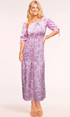 Vestido largo estampado. MOD. BVS-016
