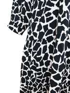 Vestido 3/4  holgado estampado. MOD. BVS-012