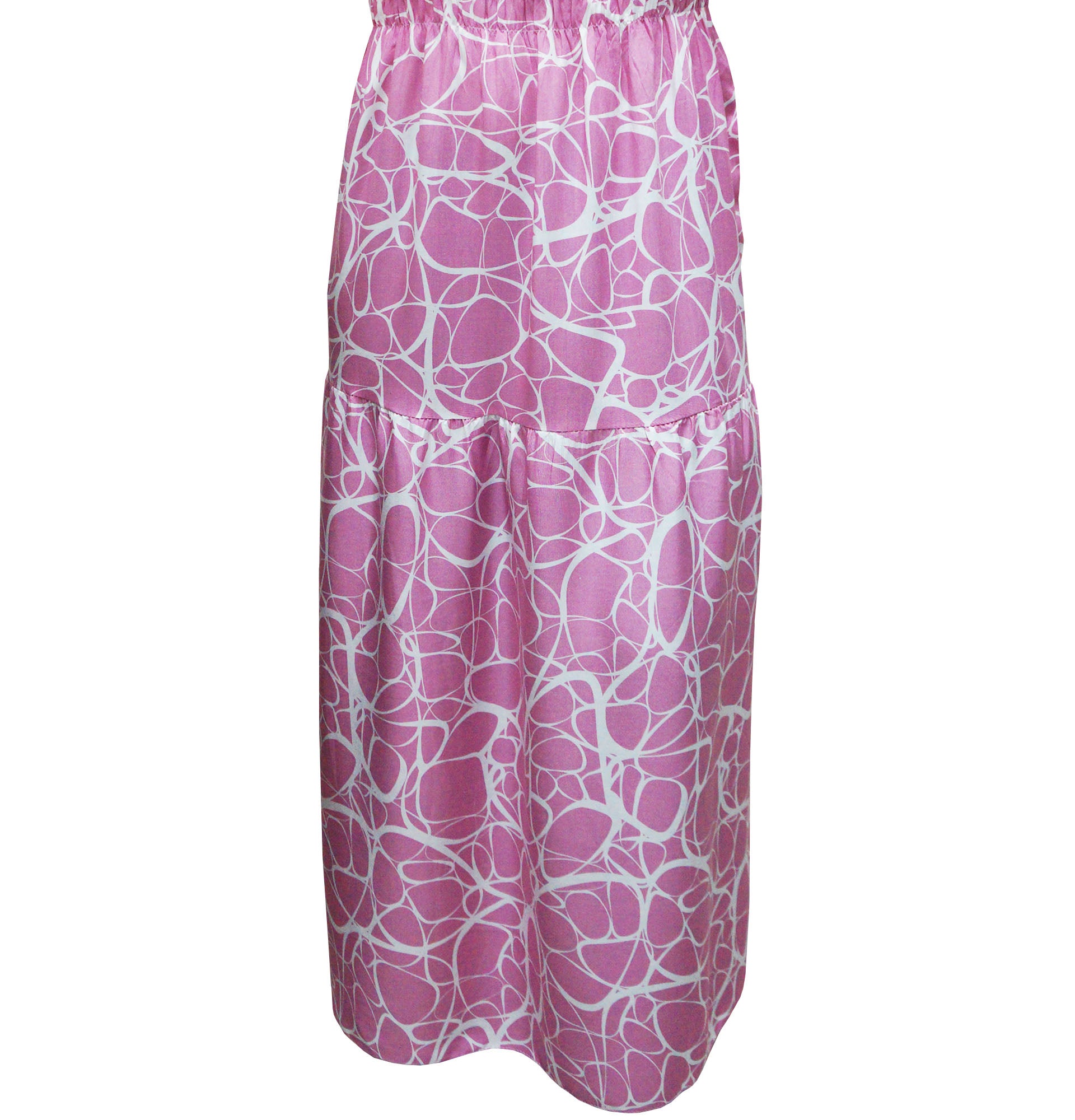 Vestido largo estampado. MOD. BVS-016
