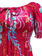 Vestido 3/4 estampado. MOD. BVW-072