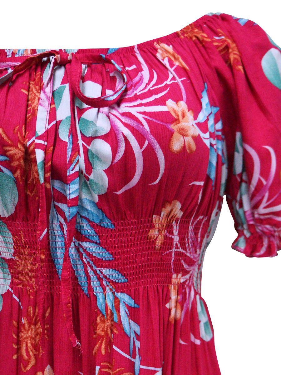 Vestido 3/4 estampado. MOD. BVW-072