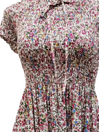 Vestido corto estampado. MOD. BVW-067