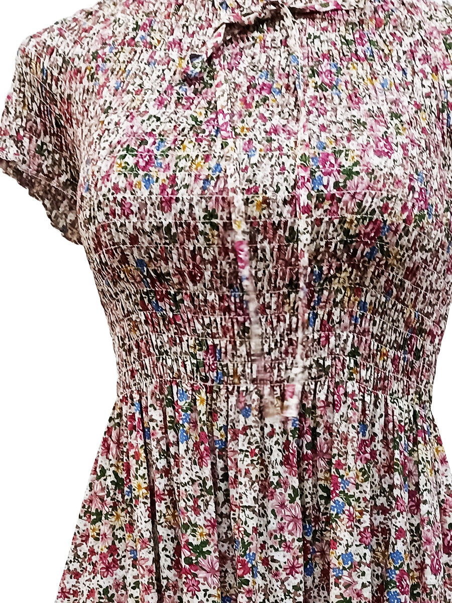 Vestido corto estampado. MOD. BVW-067