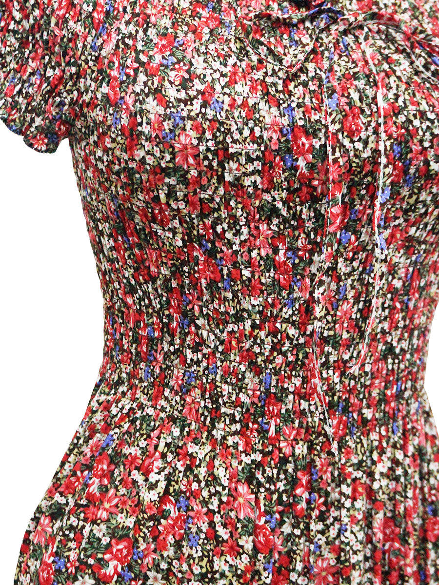 Vestido corto estampado. MOD. BVW-067
