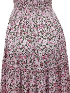 Vestido corto estampado. MOD. BVW-069