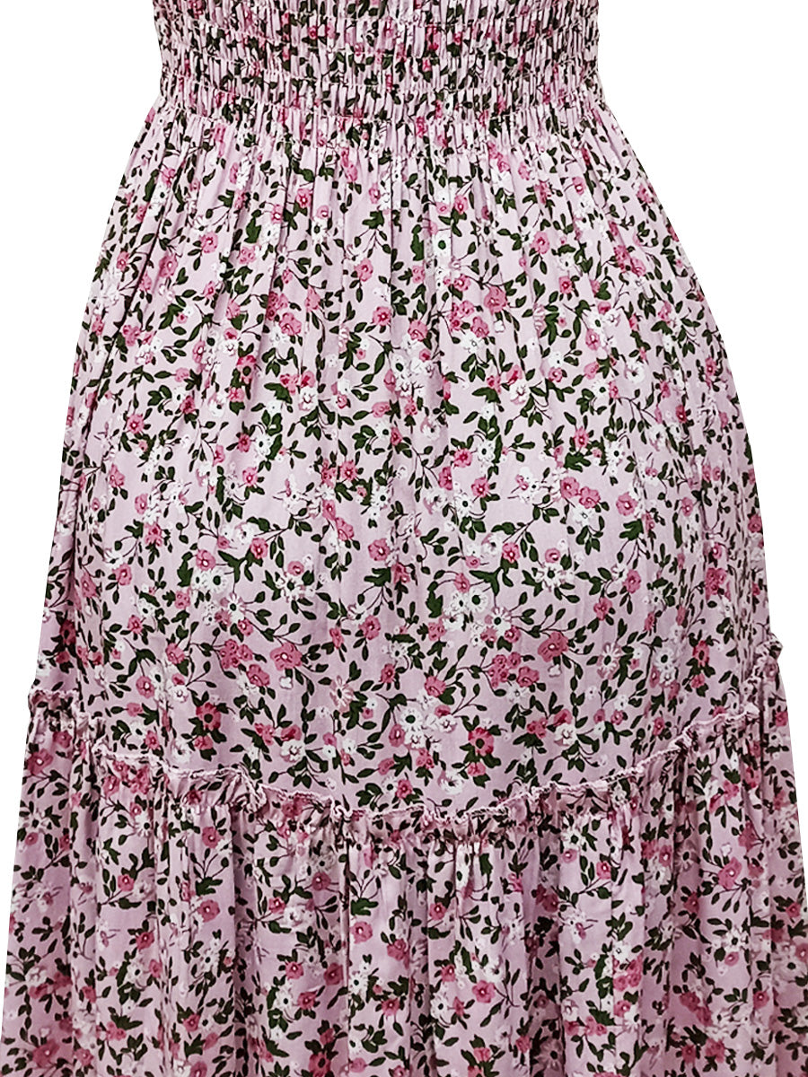 Vestido corto estampado. MOD. BVW-069