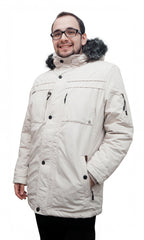 Chamarra térmica, con forro de borrego. MOD. CC-004.