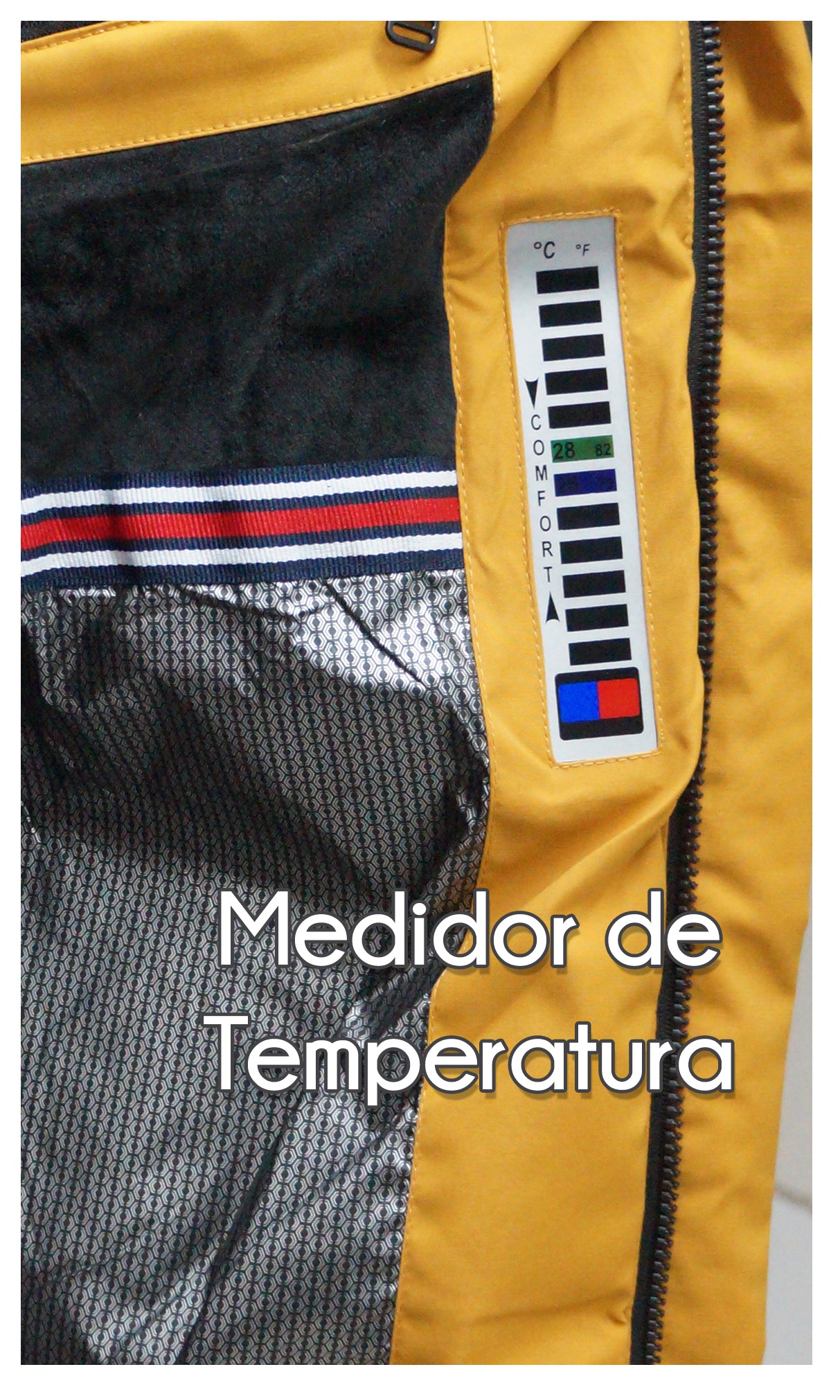 Chamarra térmica con forro afelpado. MOD. CCP-005.