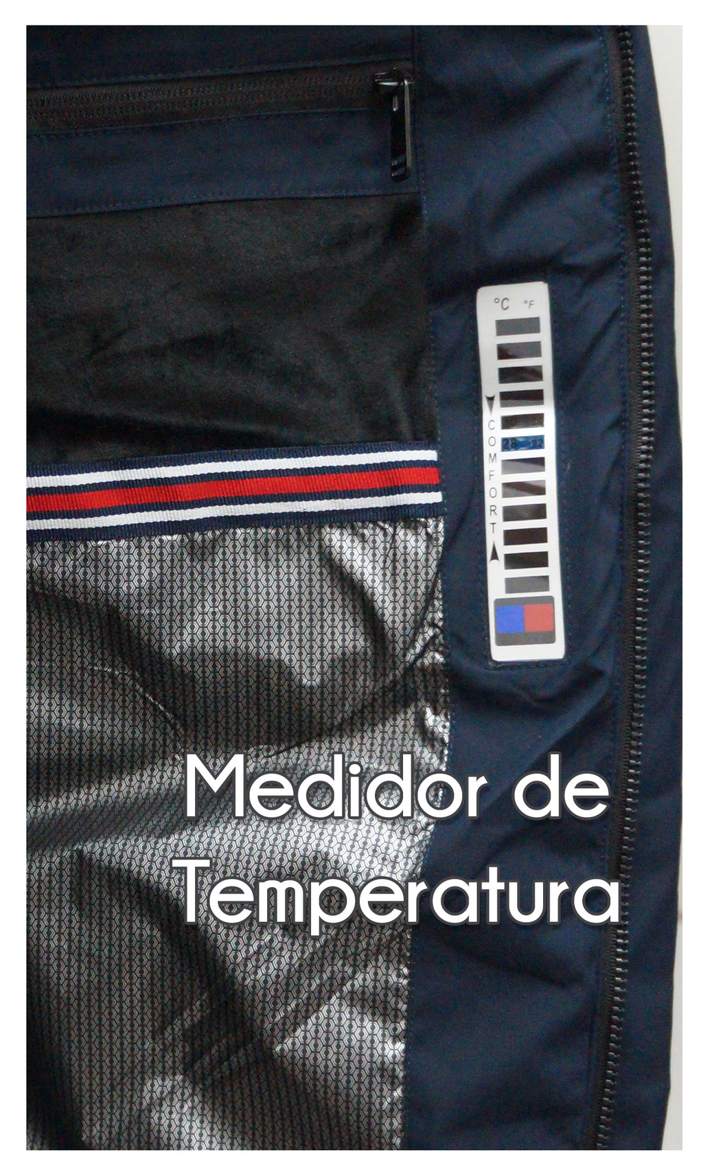 Chamarra térmica con forro afelpado. MOD. CCP-006