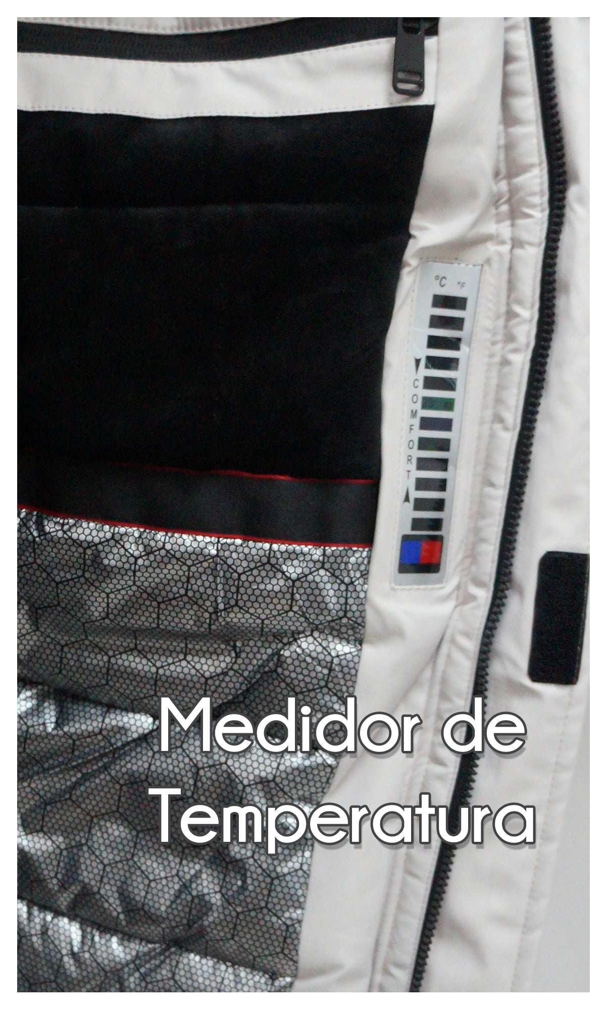 Chamarra térmica con forro afelpado y doble bolsa. MOD. CCP-008.