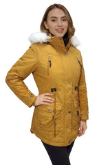 Chamarra acolchada con peluche desmontable. MOD. CD-003
