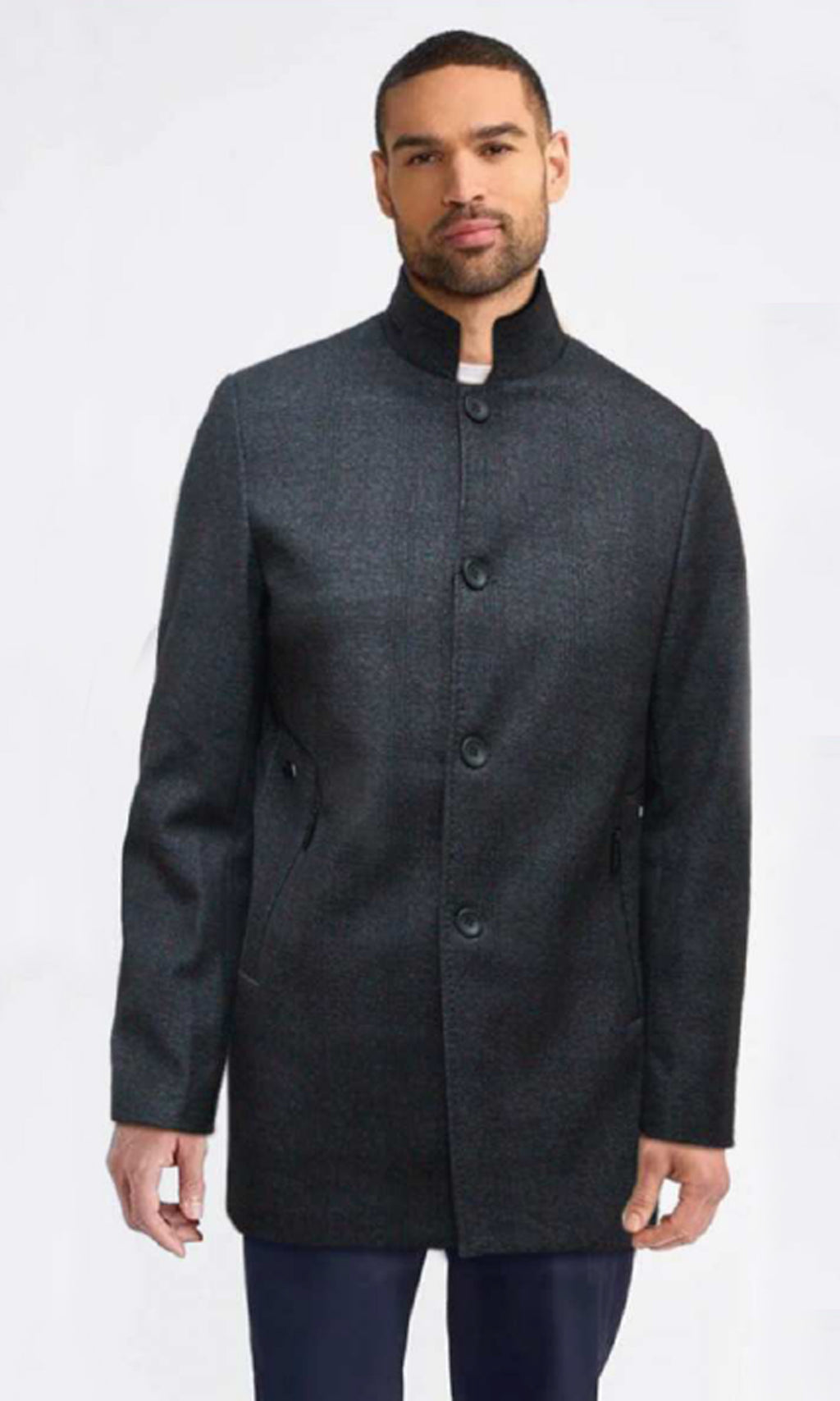 Abrigo con cuello mock. MOD. CNA-141.