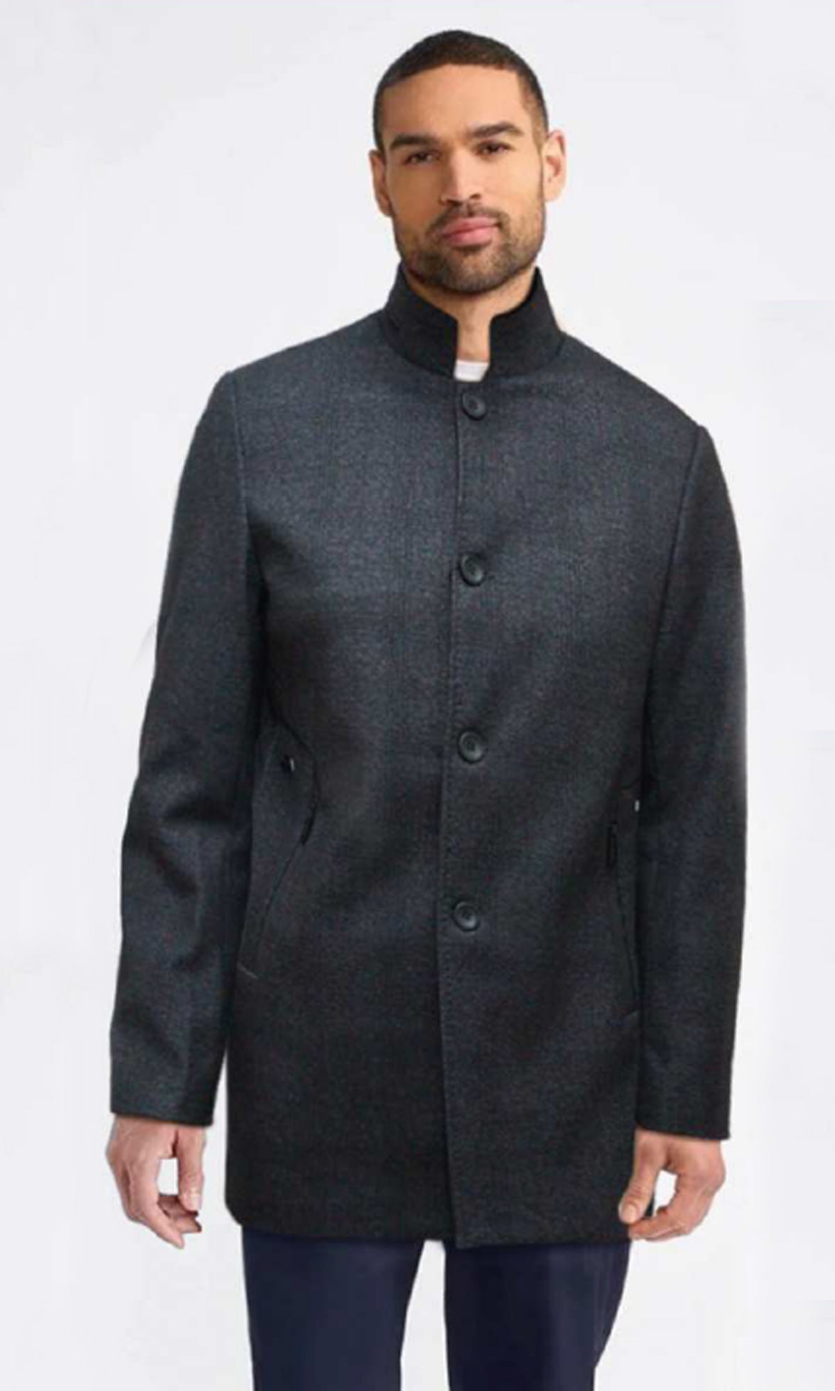 Abrigo con cuello mock. MOD. CNA-141.