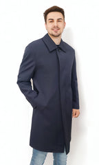 Gabardina con botones ocultos. MOD. CNA-152.