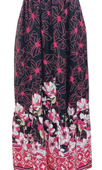 Vestido largo estampado. MOD. CVCW-011