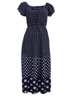 Vestido largo estampado. MOD. CVS-001