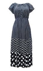 Vestido largo estampado. MOD. CVS-001 BananaLimon Vestido largo estampado. MOD. CVS-001 BananaLimon