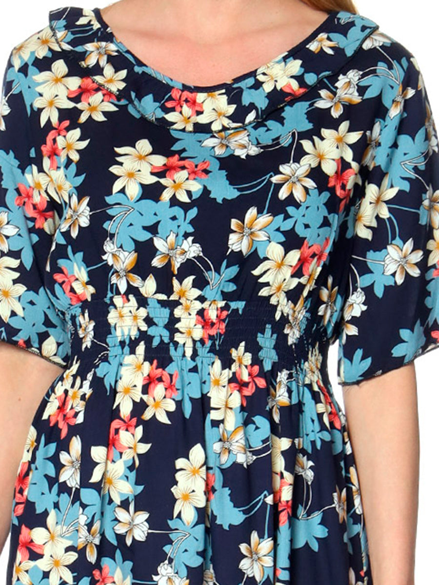 Vestido corto estampado. MOD. CVW-027